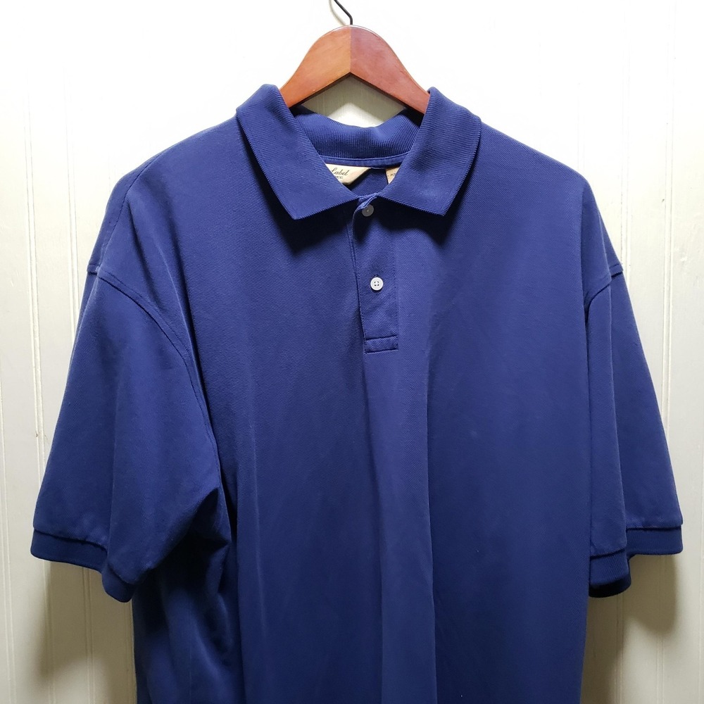 Roundtree & Yorke Gold Lable Men's Navy Polo Shirt.